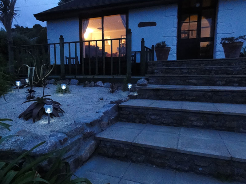 Evening at Soleil D'or Guest House in Bryher Isles of Scilly