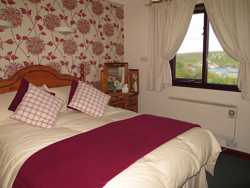 Guest bedroom at Soleil D'or Guest House in Bryher Isles of Scilly
