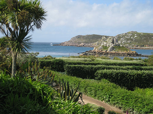 View from Soleil D'or Guest House in Bryher Isles of Scilly